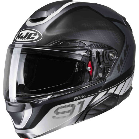 CASCO RPHA 91 RAFINO MC5SF NEGRO/GRIS