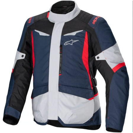 CHAQUETA ALPINESTARS LADY ST-1 WP AZUL NEGRO ROJO BRILLANTE