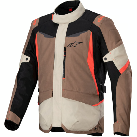 CHAQUETA ALPINESTARS ST-1 WP CAQUI ARENA ROJO FLUOR