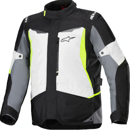 CHAQUETA ALPINESTARS ST-1 WP GRIS HIELO AMARILLO FLUOR