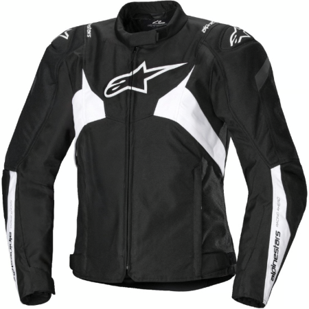 CHAQUETA ALPINESTARS T-JAWS V4 WATERPROOF NEGRA BLANCA