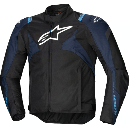 CHAQUETA ALPINESTARS  T-JAWS V4 WATERPROOF NEGRA AZUL