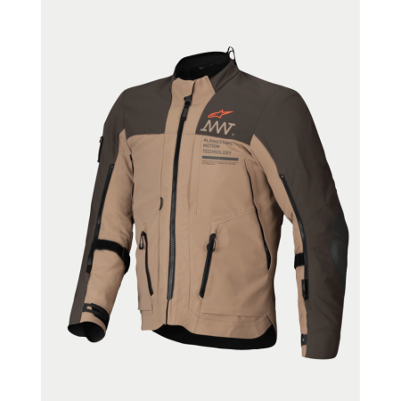 CHAQUETA ALPINESTARS AMT-8 STRETCH MARRON CAQUI