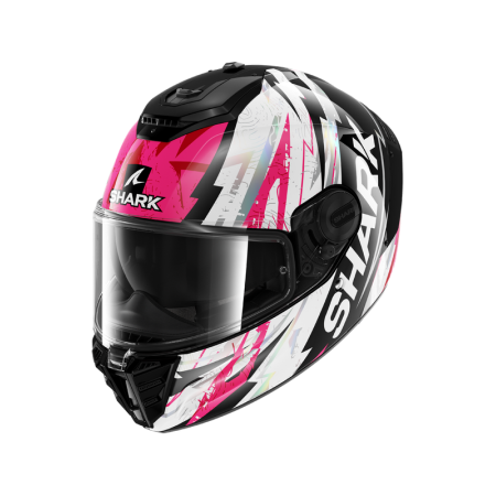CASCO SHARK SPARTAN RS HIBOLT Black Violet Chrom
