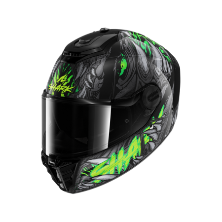 CASCO SHARK SPARTAN RS SHAYTAN Black Green Anthracite