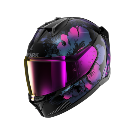 CASCO SHARK D-SKWAL 3 MAYFER Black Violet Glitter