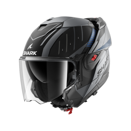 CASCO SHARK OXO RYDGER Mat Anthracite Blue Black
