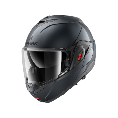CASCO SHARK OXO BLANK Mat Black Mat