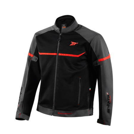CAZADORA SEVENTY SD-JR30.1 MOJAVE NEGRO ROJO