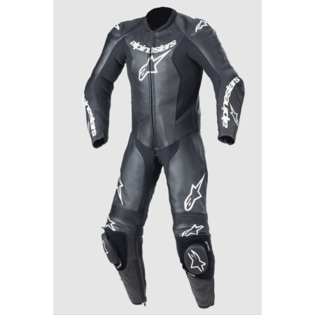 MONO NIÑO ALPINESTARS GP PLUS V2 1 PIEZA NEGRO BLANCO