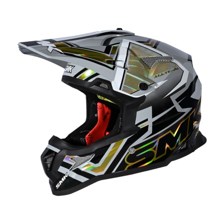 CASCO SMK ALLTERRA X-ACES DECORADO BRILLO