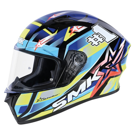 CASCO SMK STELLAR UNO DECORADO BRILLO