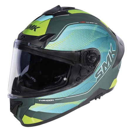 CASCO SMK TYPHOON MYSTIC TOURER  DECORADO MATE