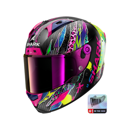 CASCO SHARK AERON  FAWN Carbon Violet Yellow