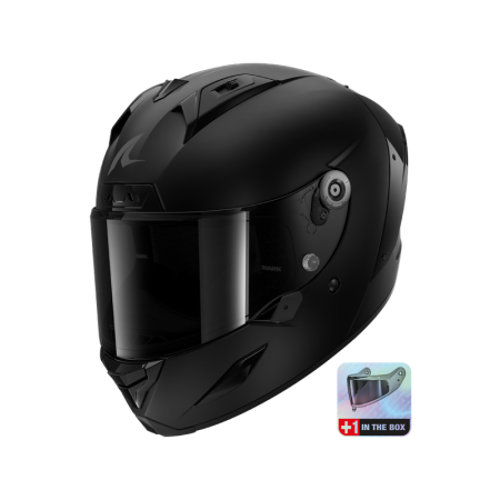 CASCO SHARK AERON DARK SHADOW Mat Black Mat