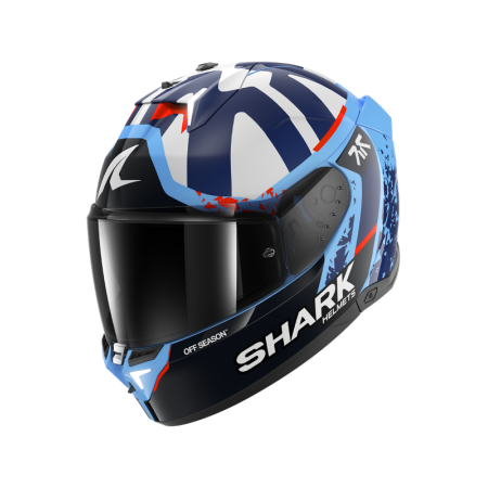 CASCO SHARK SKWAL i3 REPLICA RAUL FERNANDEZ Blue Blue White