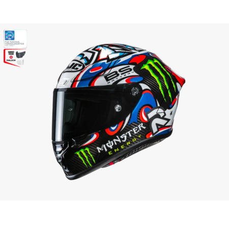 CASCO HJC RPHA 1 V2 CARBON QUARTARARO LE MANS III
