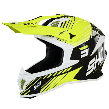 CASCO SHOT LITE FURI NEGRO AMARILLO