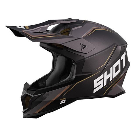 CASCO SHOT LITE FURI GOLD NEGRO