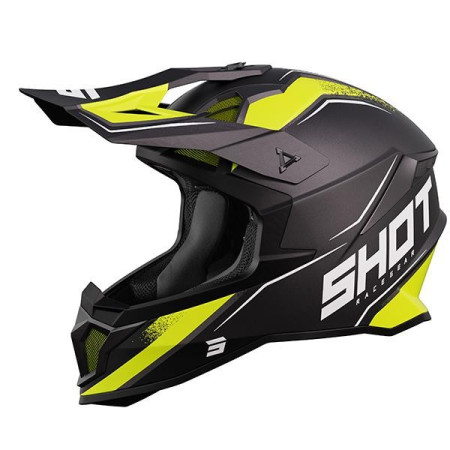 CASCO SHOT LITE FURI NEON NEGRO