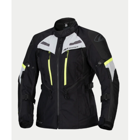 CHAQUETA ALPINESTARS BOGOTA PRO DRYSTAR GRIS NEGRA FLUOR  LADY