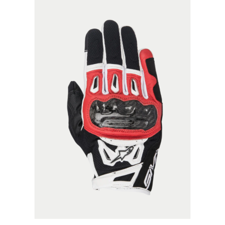 GUANTE ALPINESTARS SMX-2- AIR CARBON V2 ROJO BLANCO