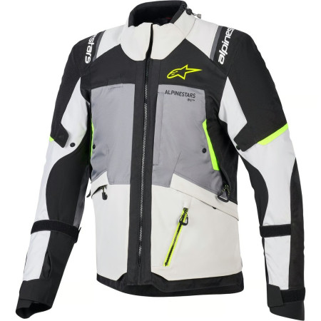 CAZADORA ALPINESTARS ANDES V4 Dark Grey / Ice Grey / Black / Yellow Fluor