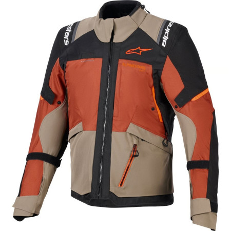 Cazadora-Alpinestars-Andes-V4-Naranja-impermeable-forro-desmontable-invierno-frio-ventilaciones