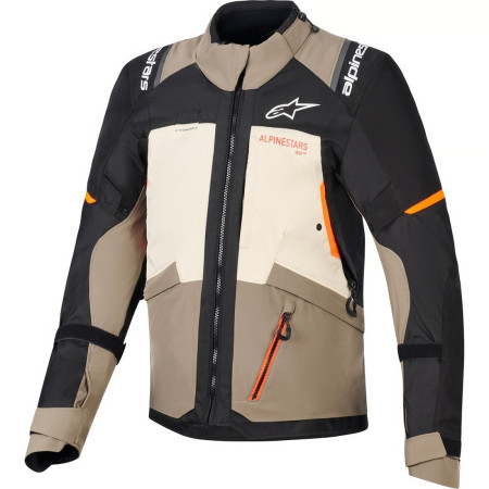 Cazadora-Alpinestars-Andes-V4-beige-impermeable-forro-desmontable-negra-invierno-frio-ventilaciones