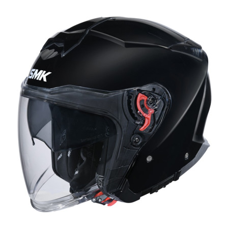 CASCO SMK GTJ NEGRO BRILLO