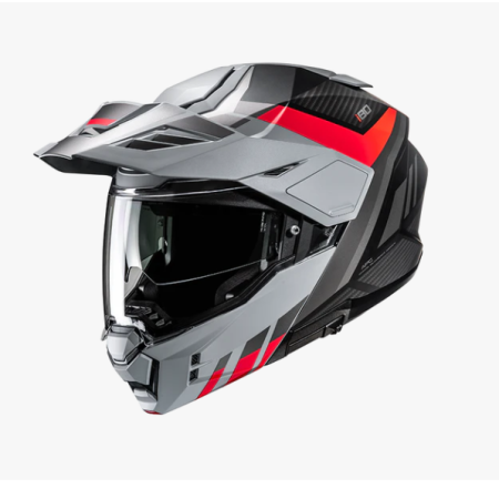 CASCO HJC i80 IMES GRIS ROJO NEGRO