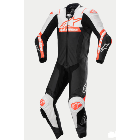 MONO ALPINESTARS MISSILE V2 WARD NEGRO BLANCO ROJO FLUOR