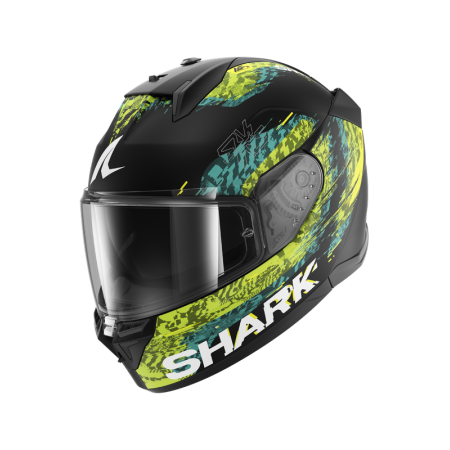 CASCO SHARK D-SKWAL 3 SPEED-VIB Mat Black Green Blue