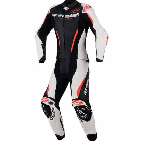 MONO ALPINESTARS GP-R7 LADY NEGRO BLANCO ROJO FLUOR
