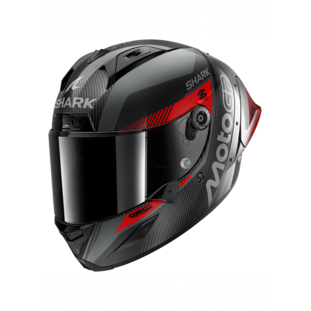 CASCO SHARK AERON GP FIM RACING 2 MOTOGP Carbon Anthracite Red