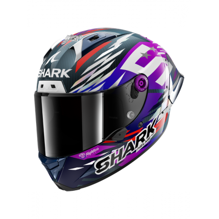 CASCO SHARK AERON-GP FIM RACING 2 REPLICA REDDING Mat Black Violet Blue