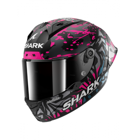 CASCO SHARK AERON-GP FIM RACING 2 REPLICA ZARCO SIGNATURE 2026 Carbon Violet Chrom