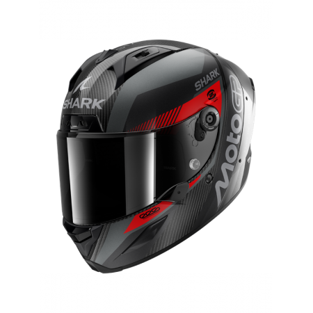 CASCO SHARK AERON MOTOGP Carbon Anthracite Red