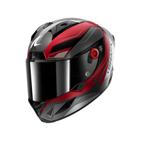 CASCO SHARK AERON AERON MEKARIUM Carbon Red Silver