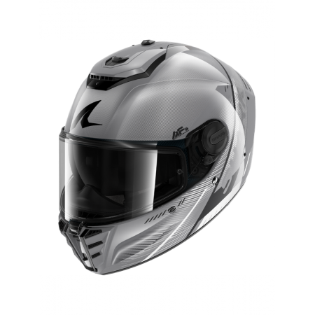 CASCO SHARK SPARTAN RS SPEED-TECH Silver White Black