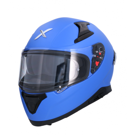 CASCO AXOR APEX AZUL MATE PANTALLA OSCURA DE REGALO