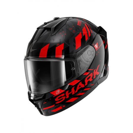 CASCO SHARK D-SKWAL 3 SKILFUL Black Red Red
