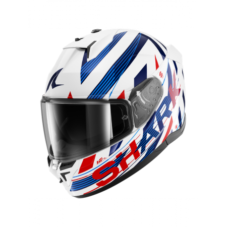 CASCO D-SKWAL 3 DASHED White Blue Red