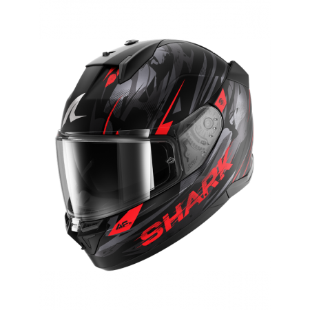 CASCO D-SKWAL 3 INKRIDER Mat Black Anthracite Red