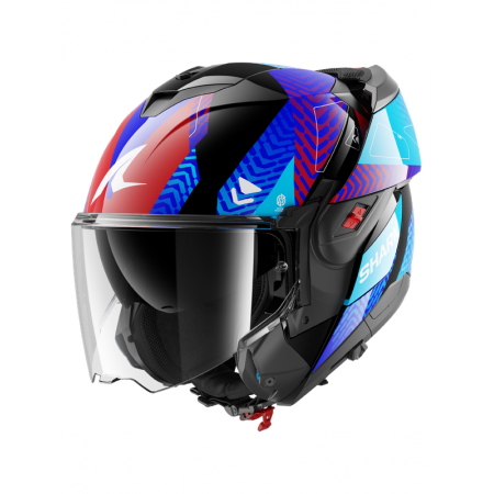 CASCO SHARK OXO READY Black Blue Red