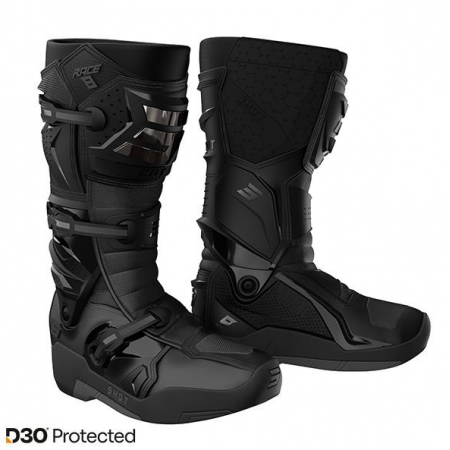 BOTA SHOT RACE 8 NEGRA CHROME