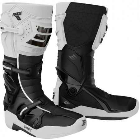 BOTA SHOT RACE 8 NEGRA BLANCA