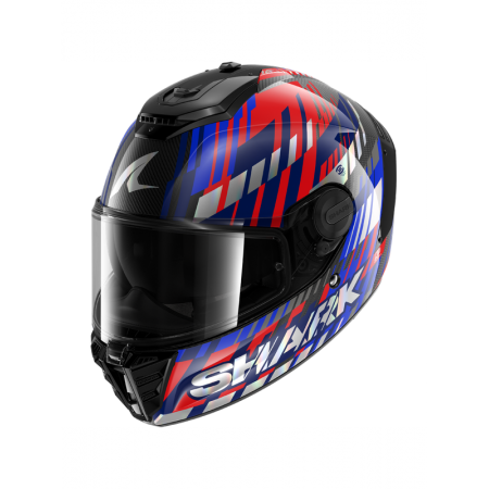 CASCO SHARK SPARTAN RS CARBON VIBETRACK Carbon Red Chrom