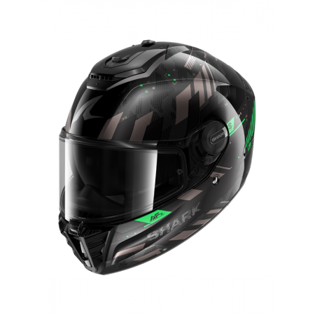 CASCO SHARK SPARTAN RS SKILFUL Black Anthracite Green