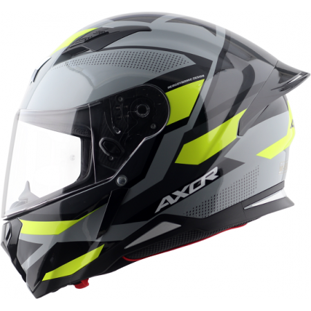 CASCO AXOR HUNTER CORNET NEGRO MATE AMARILLO FLUOR